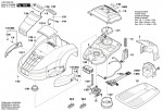 Bosch 3 600 HA2 301 Indego 1200 Connect Autonomous Lawnmower 230 V / Eu Spare Parts